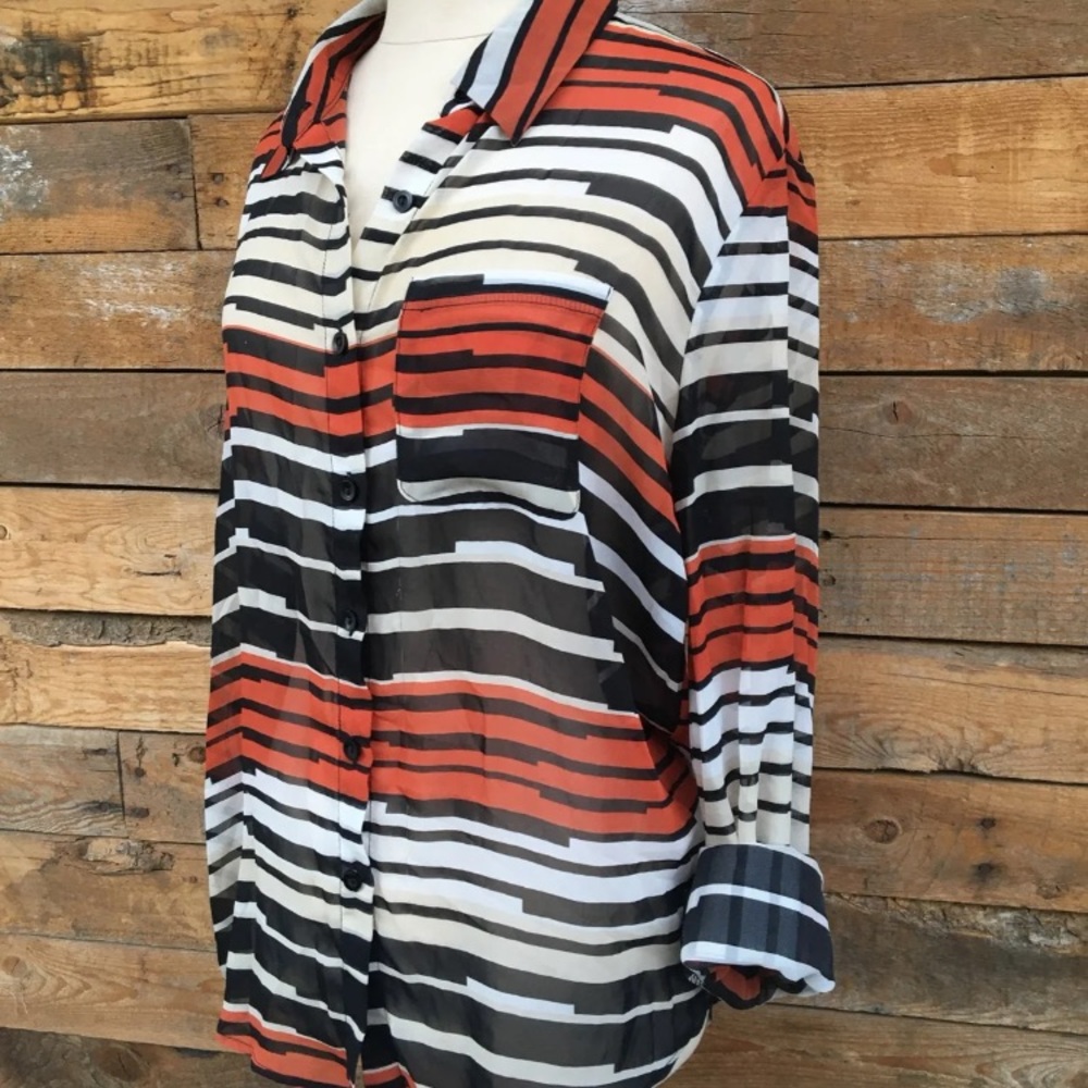 Button Down Blouse - Picture 2 of 3